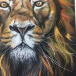 « KING », pastel, par Bilger franck_